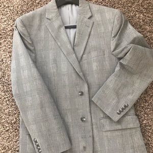 Jos A Bank Black,  gray, white check Sport Coat